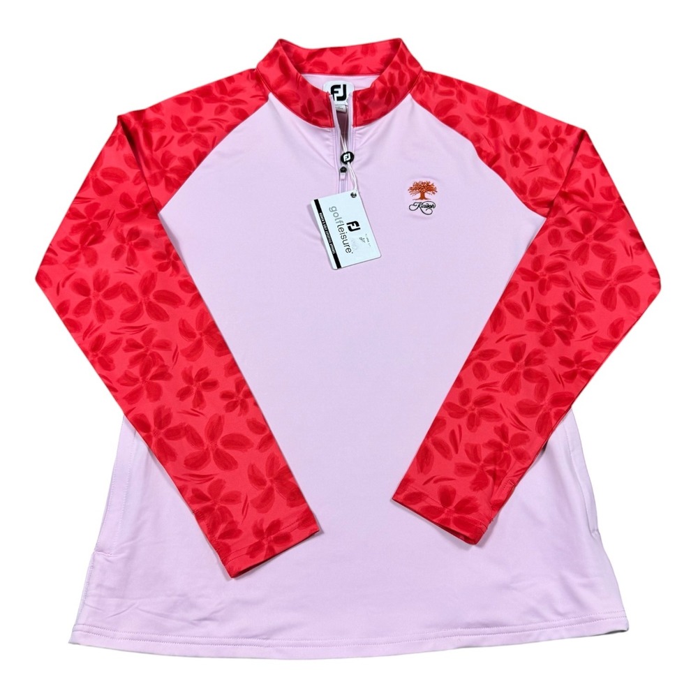 NWT FootJoy 1/4 Zip Kiawah Golf Course Lightweight Pullover Women's Medium
